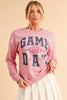 Pink Rugby GAME DAY Graphic Drop Shoulder Sweatshirt by Wild and Free Boutique