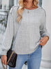 Boat Neck Ribbed Knit T-Shirt by Simply Love