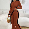 Women’s Asymmetrical Top and Pants Set by FitiqueFit