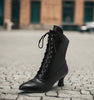 Women’s High Heel Martin Boots – British Style Motorcycle Fashion by FitiqueFit