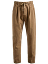 Men's Drawstring Straight Pants