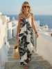 Women's 3D Printed Casual Jumpsuit – Beach & Vacation Style by FitiqueFit