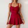 Split Swimsuit Female Skirt Style Plus Size Swimsuit