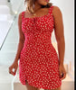 Women's Sleeveless Floral Print Straight-Leg Cropped Jumpsuit by FitiqueFit