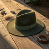 Wide Brim Bell Crown Wool Hat – Unisex Sun & Warmth Hat by FitiqueFit