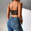 Sheer Mesh Camisole With Spliced Women's Bare Back by My Store
