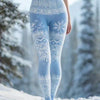 Retro 3D Digital-Print Womens Casual Sports Yoga Pants by My Store