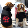 Autumn And Winter Small Medium And Large Dogs Love Plaid Dog Clothes by My Store