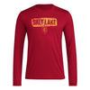 adidas Mens Long Sleeve Pre-Game T-Shirt Team Victory Red/Real Salt Lake X-Small by EasyOptionXY