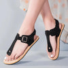 Cowhide Buckle Strap Sandals – Sheepskin Lined Non-Slip by FitiqueFit