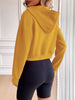 Relaxed Minimalist Zip-Up Dropped Shoulder Hooded Jacket Casual & Comfortable Lightweight Outerwear by Stevvex