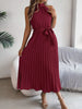 Cute Pink Sleeveless Midi Dress Elegant & Flowy Girls Dress Beautiful Design by Stevvex