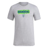 adidas Mens FC Short Sleeve Pre-Game T-Shirt Medium Grey Heather/Seattle Sounders Small by EasyOptionXY