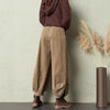 Corduroy Wide-Leg Pants with Lace-Up Detail | Street Style by FitiqueFit