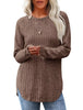 Casual Ribbed Knit Long Sleeve T-Shirt by Simply Love