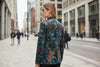 Women’s Printed Suit Jacket with Lining – Autumn Winter Casual Commuter Blazer by FitiqueFit