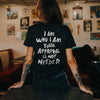 "I Am Who I Am, Your Approval Is Not Required" T-Shirt – Unisex Casual Streetwear by Dog Mom Hat