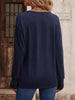 V-Neck Long Sleeve T-Shirt by Simply Love