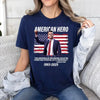 Charlie Kirk American Hero T-Shirt – Unisex Patriotic Apparel, Conservative Fan Tee by Dog Mom Hat