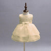 Solid Color Flower Girl Children's Dress