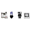 Beetlejuice 4-Piece Enamel Pin Set by THE MIGHTY HOBBY SHOP