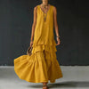 Women's Ice Silk Sleeveless Loose Maxi Dress – 6 Colors S–5XL by FitiqueFit