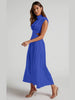 Modern Cutout Mock Neck Sleeveless Ruched Dress Elegant Dress For Women by Stevvex