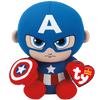 Ty Marvel Beanie Babies: Captain America (Small) by Little Shop of Magic