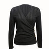 Women’s Pleated V-Neck Top by FitiqueFit