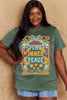 Simply Love Full Size FIND INNER PEACE Graphic Cotton T-Shirt by Simply Love