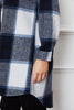 Plaid Button Up Collared Neck Outerwear