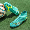 Football Boots Men's High Top AG Spike Artificial Turf by My Store