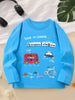 Children's London Travel Print Long Sleeve T-Shirt by Simply Love