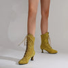 Women’s Pointed-Toe Kitten-Heel Boots | Autumn Winter Chic by FitiqueFit