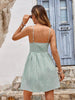 Women's Striped Printed Casual Vacation With Halter Dress by FitiqueFit