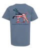 Star Spangled Dog Youth Southern Down Outfitters Short Sleeve Tee by DoodleBug's