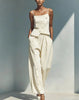 Women's Gold-Buckle Camisole & Pants Two-Piece Set by FitiqueFit
