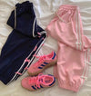 Bow Line Terry Casual Sweatpants