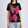 Women's New Arrival Niche Loose Pullover Top With Pearl Chain by My Store
