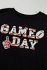 GAME DAY Fringe Long Sleeve Sweatshirt by Wild and Free Boutique