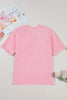 Bow Round Neck Short Sleeve T-Shirt by Simply Love