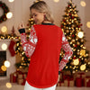 Jacquard Pullover Christmas Cartoon Kitten Embroidered Sweater for Women by FitiqueFit