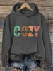 Men's Ladies Hoodie Letter Print Sweatshirt