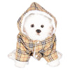 Dog Hooded Sweater Plaid Pet Clothes by My Store