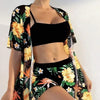 Women’s Floral Beach Set – Two-Piece Summer Outfit by FitiqueFit