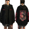 Printed Zipper Sweater Unisex Hoodie Coat by FitiqueFit