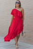 One-Shoulder Asymmetrical Dress