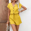 Women’s Summer matching lounge set with Shorts by FitiqueFit
