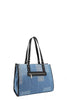 Nicole Lee USA Bosque De Amor Denim Tote Bag Carryall