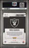 Graded 2024 Panini Instant NFL Brock Bowers #77 Rookie RC Football Card PSA 10 Gem Mint